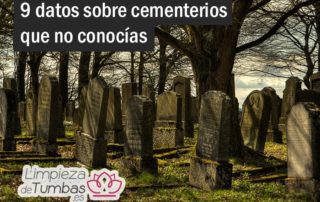 datos sobre cementerios