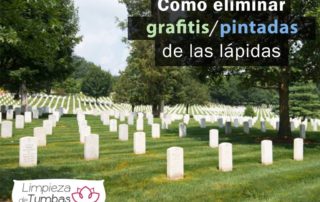 eliminar pintadas en tumbas