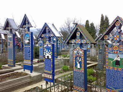 El ‘cementerio alegre’ de Spantza, Rumanía El 'cementerio alegre' de Spantza, Rumanía