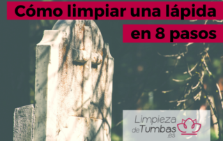 Cómo limpiar una lápida